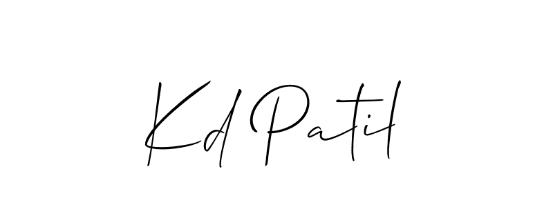 Make a beautiful signature design for name Kd Patil. Use this online signature maker to create a handwritten signature for free. Kd Patil signature style 2 images and pictures png