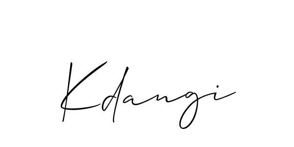 Best and Professional Signature Style for Kdangi. Allison_Script Best Signature Style Collection. Kdangi signature style 2 images and pictures png