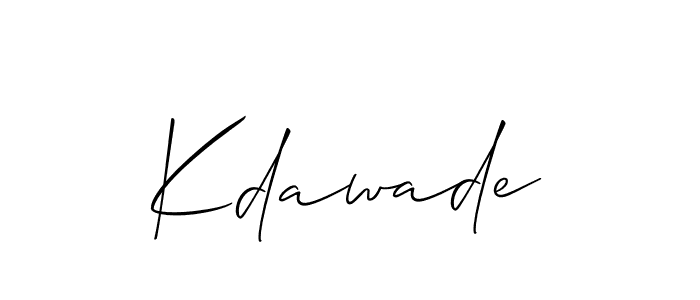 Here are the top 10 professional signature styles for the name Kdawade. These are the best autograph styles you can use for your name. Kdawade signature style 2 images and pictures png