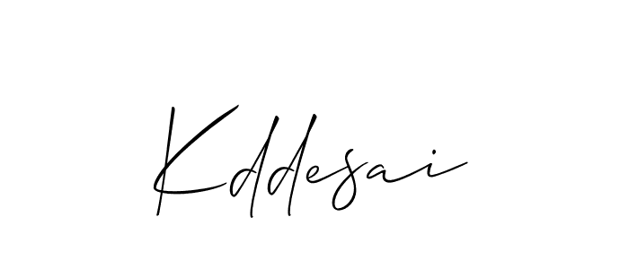 You should practise on your own different ways (Allison_Script) to write your name (Kddesai) in signature. don't let someone else do it for you. Kddesai signature style 2 images and pictures png