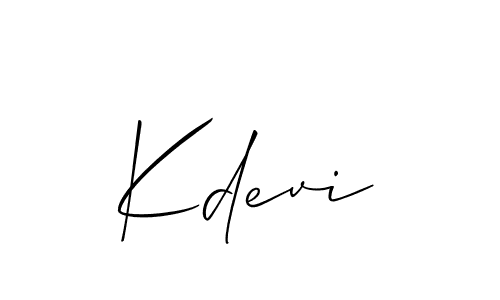 if you are searching for the best signature style for your name Kdevi. so please give up your signature search. here we have designed multiple signature styles  using Allison_Script. Kdevi signature style 2 images and pictures png