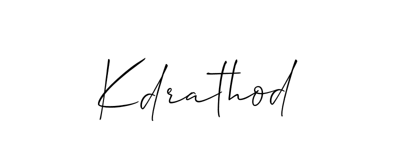 Make a short Kdrathod signature style. Manage your documents anywhere anytime using Allison_Script. Create and add eSignatures, submit forms, share and send files easily. Kdrathod signature style 2 images and pictures png