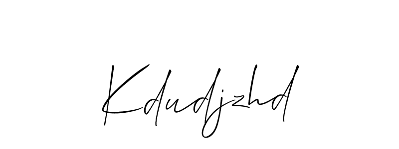 You should practise on your own different ways (Allison_Script) to write your name (Kdudjzhd) in signature. don't let someone else do it for you. Kdudjzhd signature style 2 images and pictures png