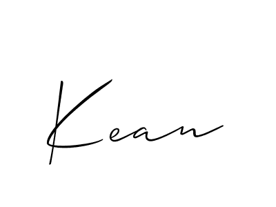 if you are searching for the best signature style for your name Kean. so please give up your signature search. here we have designed multiple signature styles  using Allison_Script. Kean signature style 2 images and pictures png