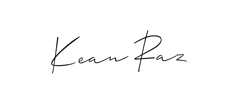 Make a short Kean Raz signature style. Manage your documents anywhere anytime using Allison_Script. Create and add eSignatures, submit forms, share and send files easily. Kean Raz signature style 2 images and pictures png