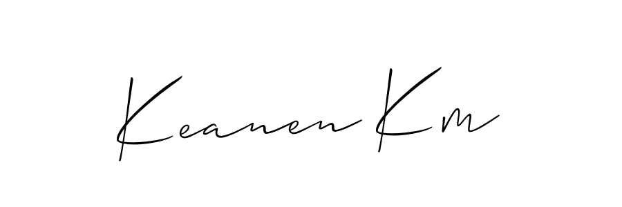 Once you've used our free online signature maker to create your best signature Allison_Script style, it's time to enjoy all of the benefits that Keanen Km name signing documents. Keanen Km signature style 2 images and pictures png