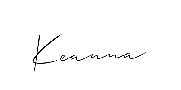 How to Draw Keanna signature style? Allison_Script is a latest design signature styles for name Keanna. Keanna signature style 2 images and pictures png