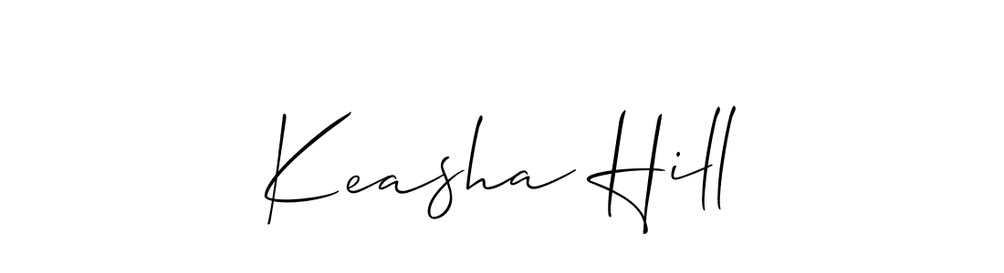 Make a beautiful signature design for name Keasha Hill. Use this online signature maker to create a handwritten signature for free. Keasha Hill signature style 2 images and pictures png