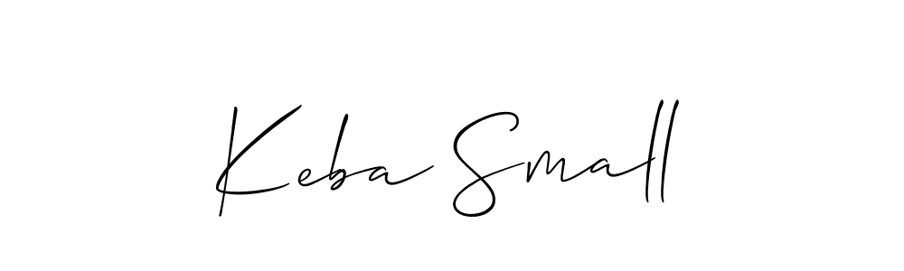 How to Draw Keba Small signature style? Allison_Script is a latest design signature styles for name Keba Small. Keba Small signature style 2 images and pictures png