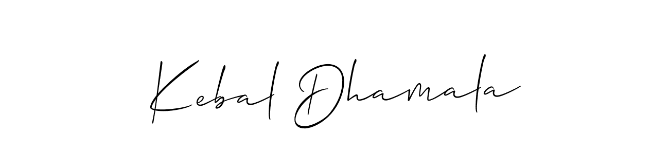 Make a beautiful signature design for name Kebal Dhamala. Use this online signature maker to create a handwritten signature for free. Kebal Dhamala signature style 2 images and pictures png