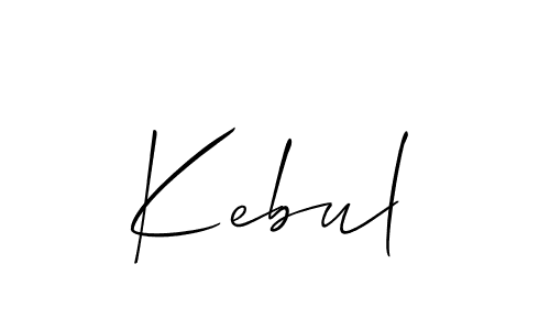 Once you've used our free online signature maker to create your best signature Allison_Script style, it's time to enjoy all of the benefits that Kebul name signing documents. Kebul signature style 2 images and pictures png