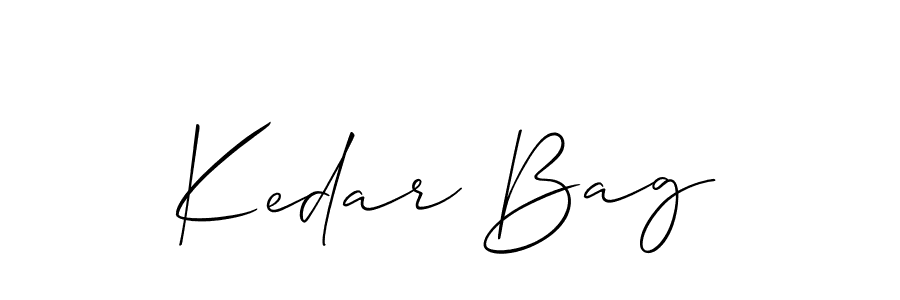 Allison_Script is a professional signature style that is perfect for those who want to add a touch of class to their signature. It is also a great choice for those who want to make their signature more unique. Get Kedar Bag name to fancy signature for free. Kedar Bag signature style 2 images and pictures png