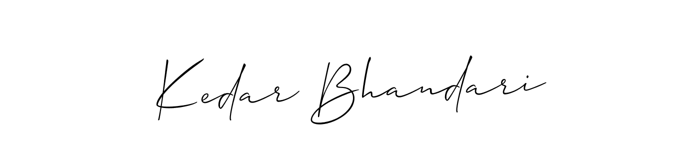 Also You can easily find your signature by using the search form. We will create Kedar Bhandari name handwritten signature images for you free of cost using Allison_Script sign style. Kedar Bhandari signature style 2 images and pictures png