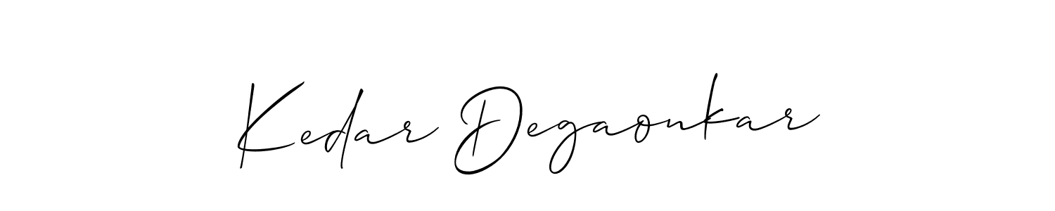 Make a beautiful signature design for name Kedar Degaonkar. Use this online signature maker to create a handwritten signature for free. Kedar Degaonkar signature style 2 images and pictures png