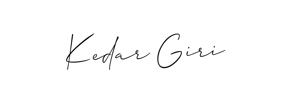 How to make Kedar Giri name signature. Use Allison_Script style for creating short signs online. This is the latest handwritten sign. Kedar Giri signature style 2 images and pictures png