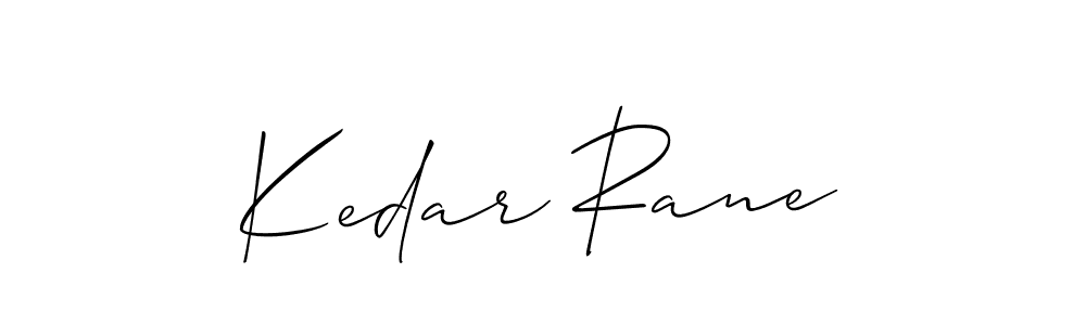 How to make Kedar Rane signature? Allison_Script is a professional autograph style. Create handwritten signature for Kedar Rane name. Kedar Rane signature style 2 images and pictures png