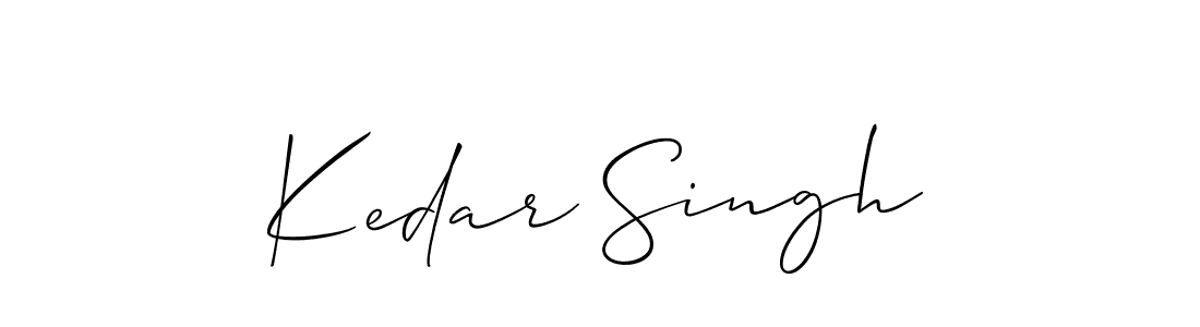 The best way (Allison_Script) to make a short signature is to pick only two or three words in your name. The name Kedar Singh include a total of six letters. For converting this name. Kedar Singh signature style 2 images and pictures png