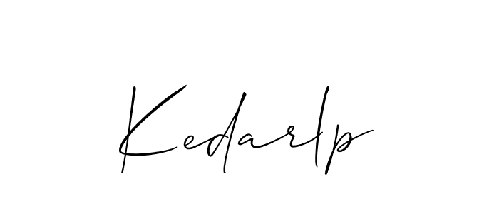 Similarly Allison_Script is the best handwritten signature design. Signature creator online .You can use it as an online autograph creator for name Kedarlp. Kedarlp signature style 2 images and pictures png