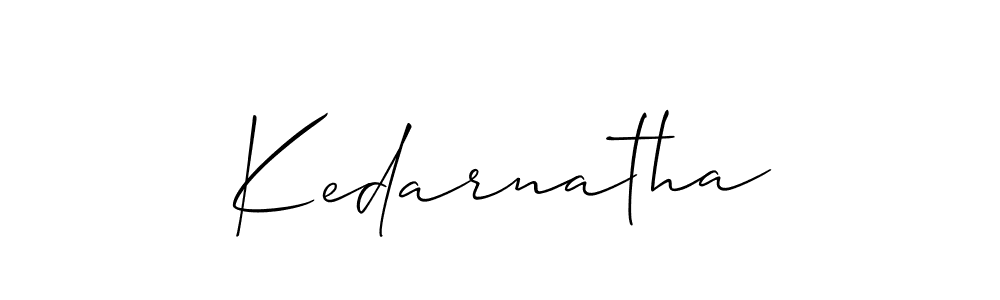 Kedarnatha stylish signature style. Best Handwritten Sign (Allison_Script) for my name. Handwritten Signature Collection Ideas for my name Kedarnatha. Kedarnatha signature style 2 images and pictures png