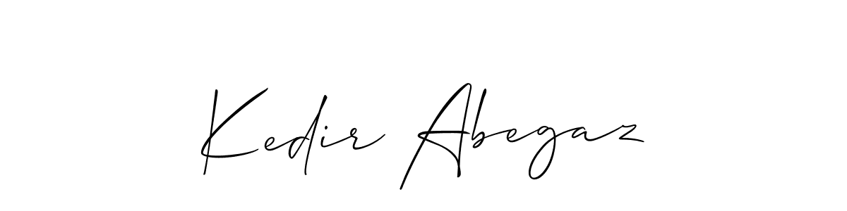 Kedir Abegaz stylish signature style. Best Handwritten Sign (Allison_Script) for my name. Handwritten Signature Collection Ideas for my name Kedir Abegaz. Kedir Abegaz signature style 2 images and pictures png