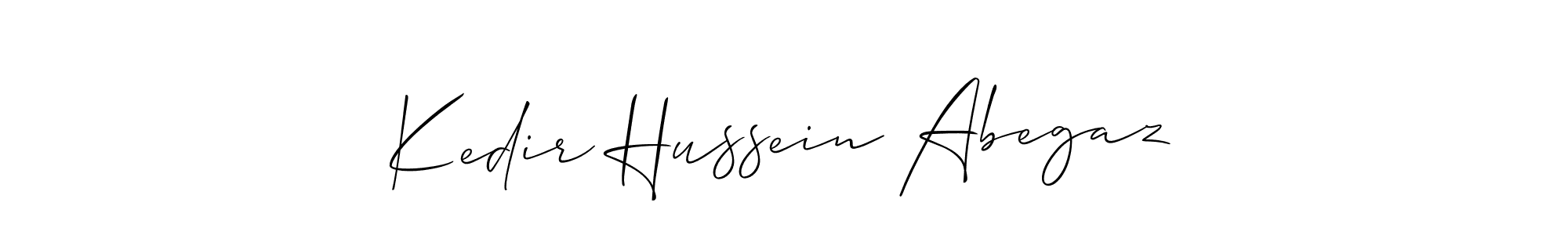 You should practise on your own different ways (Allison_Script) to write your name (Kedir Hussein Abegaz) in signature. don't let someone else do it for you. Kedir Hussein Abegaz signature style 2 images and pictures png