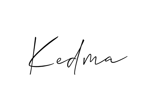 if you are searching for the best signature style for your name Kedma. so please give up your signature search. here we have designed multiple signature styles  using Allison_Script. Kedma signature style 2 images and pictures png
