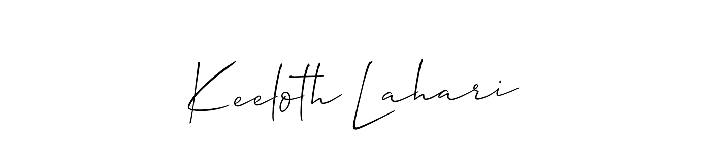 Check out images of Autograph of Keeloth Lahari name. Actor Keeloth Lahari Signature Style. Allison_Script is a professional sign style online. Keeloth Lahari signature style 2 images and pictures png