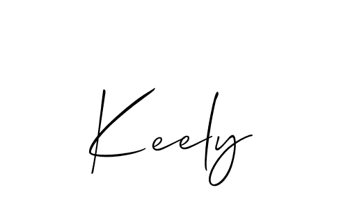 Make a short Keely signature style. Manage your documents anywhere anytime using Allison_Script. Create and add eSignatures, submit forms, share and send files easily. Keely signature style 2 images and pictures png