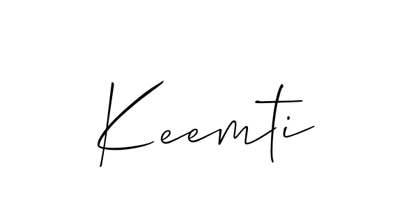 You can use this online signature creator to create a handwritten signature for the name Keemti. This is the best online autograph maker. Keemti signature style 2 images and pictures png