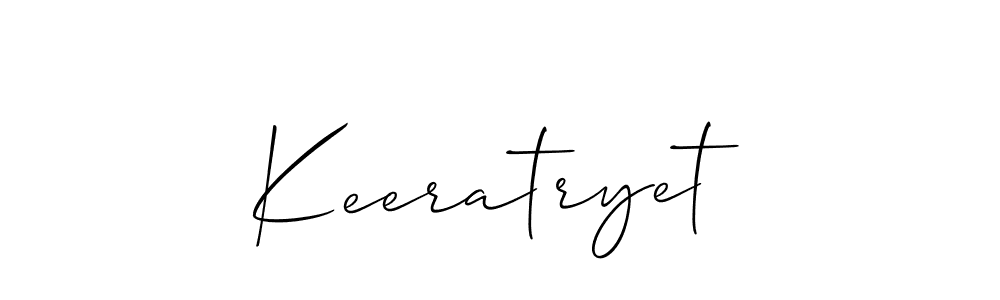 Make a beautiful signature design for name Keeratryet. Use this online signature maker to create a handwritten signature for free. Keeratryet signature style 2 images and pictures png