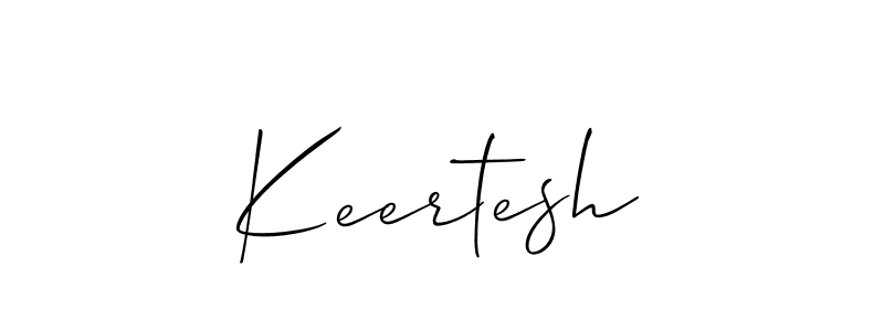 It looks lik you need a new signature style for name Keertesh. Design unique handwritten (Allison_Script) signature with our free signature maker in just a few clicks. Keertesh signature style 2 images and pictures png