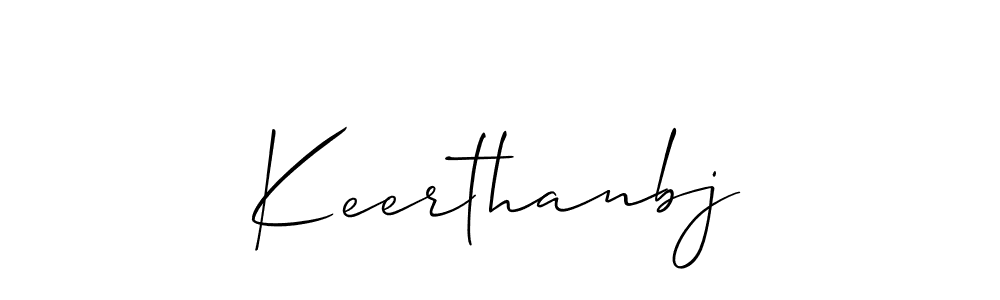 Make a beautiful signature design for name Keerthanbj. Use this online signature maker to create a handwritten signature for free. Keerthanbj signature style 2 images and pictures png