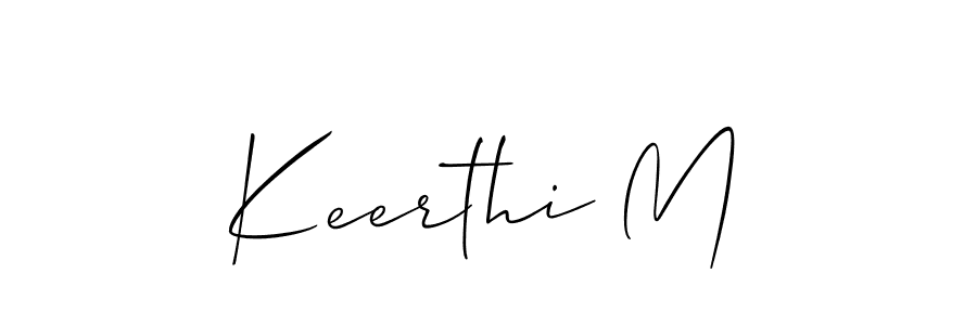 Make a beautiful signature design for name Keerthi M. Use this online signature maker to create a handwritten signature for free. Keerthi M signature style 2 images and pictures png