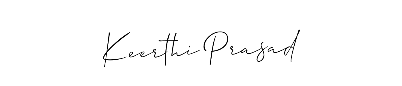 How to Draw Keerthi Prasad signature style? Allison_Script is a latest design signature styles for name Keerthi Prasad. Keerthi Prasad signature style 2 images and pictures png