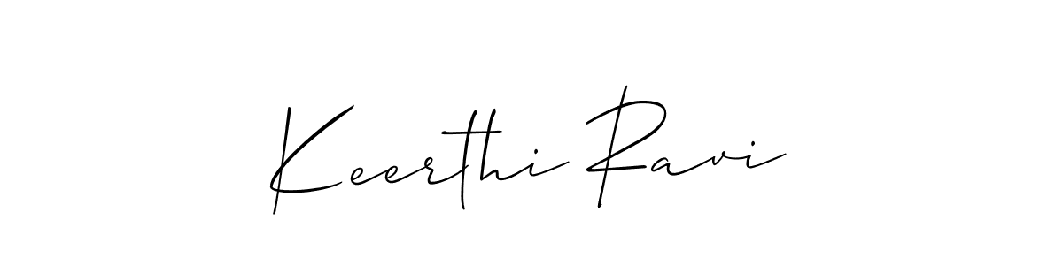 How to make Keerthi Ravi signature? Allison_Script is a professional autograph style. Create handwritten signature for Keerthi Ravi name. Keerthi Ravi signature style 2 images and pictures png