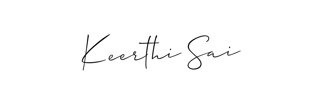 Keerthi Sai stylish signature style. Best Handwritten Sign (Allison_Script) for my name. Handwritten Signature Collection Ideas for my name Keerthi Sai. Keerthi Sai signature style 2 images and pictures png