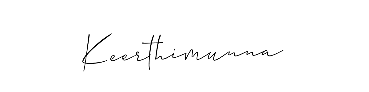 Make a short Keerthimunna signature style. Manage your documents anywhere anytime using Allison_Script. Create and add eSignatures, submit forms, share and send files easily. Keerthimunna signature style 2 images and pictures png