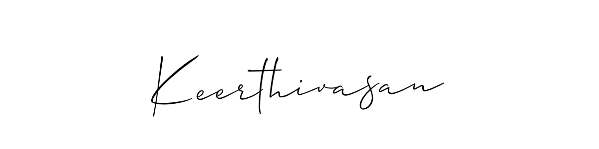 if you are searching for the best signature style for your name Keerthivasan. so please give up your signature search. here we have designed multiple signature styles  using Allison_Script. Keerthivasan signature style 2 images and pictures png