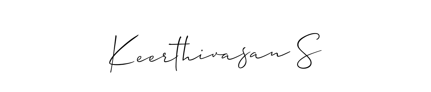Here are the top 10 professional signature styles for the name Keerthivasan S. These are the best autograph styles you can use for your name. Keerthivasan S signature style 2 images and pictures png