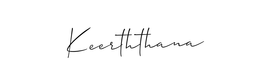 You should practise on your own different ways (Allison_Script) to write your name (Keerththana) in signature. don't let someone else do it for you. Keerththana signature style 2 images and pictures png