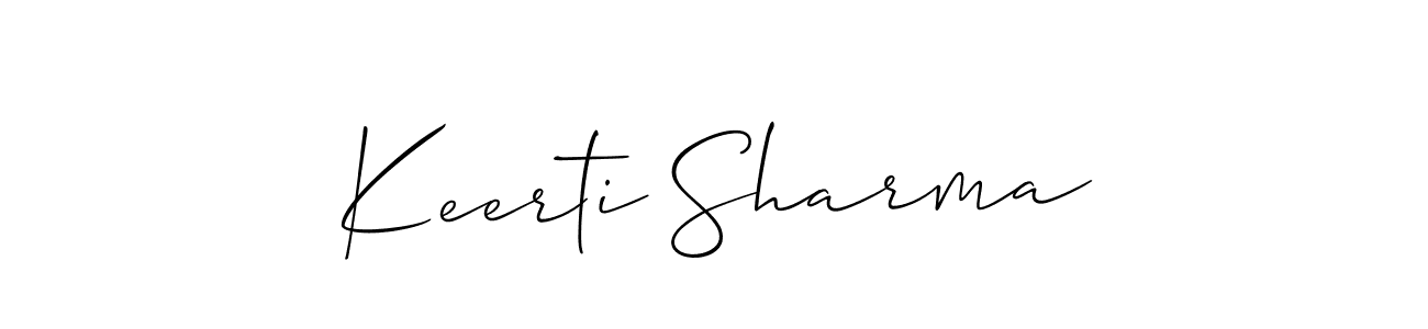 This is the best signature style for the Keerti Sharma name. Also you like these signature font (Allison_Script). Mix name signature. Keerti Sharma signature style 2 images and pictures png
