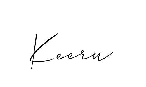 Keeru stylish signature style. Best Handwritten Sign (Allison_Script) for my name. Handwritten Signature Collection Ideas for my name Keeru. Keeru signature style 2 images and pictures png