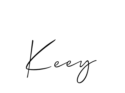 You should practise on your own different ways (Allison_Script) to write your name (Keey) in signature. don't let someone else do it for you. Keey signature style 2 images and pictures png