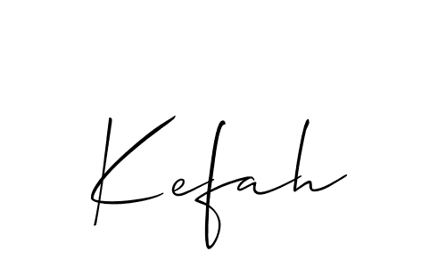 Allison_Script is a professional signature style that is perfect for those who want to add a touch of class to their signature. It is also a great choice for those who want to make their signature more unique. Get Kefah name to fancy signature for free. Kefah signature style 2 images and pictures png