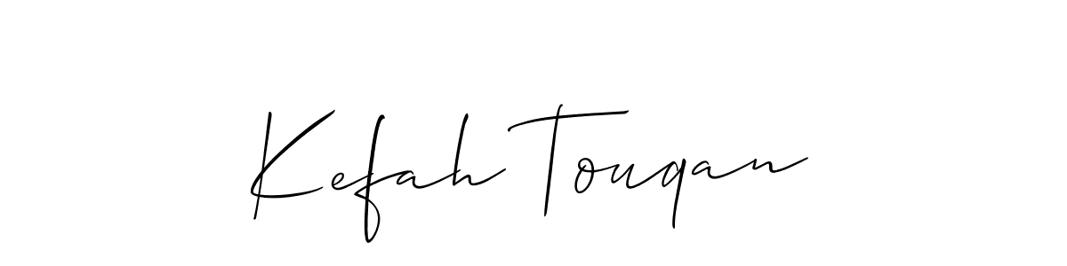 You can use this online signature creator to create a handwritten signature for the name Kefah Touqan. This is the best online autograph maker. Kefah Touqan signature style 2 images and pictures png