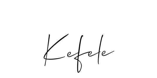Kefele stylish signature style. Best Handwritten Sign (Allison_Script) for my name. Handwritten Signature Collection Ideas for my name Kefele. Kefele signature style 2 images and pictures png