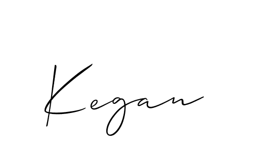 Create a beautiful signature design for name Kegan. With this signature (Allison_Script) fonts, you can make a handwritten signature for free. Kegan signature style 2 images and pictures png