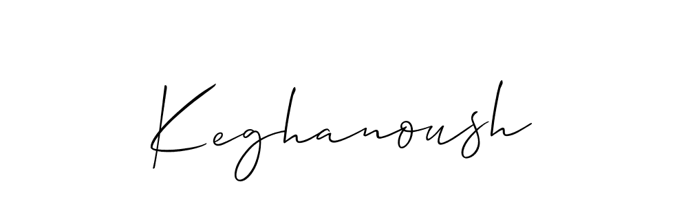 Make a beautiful signature design for name Keghanoush. With this signature (Allison_Script) style, you can create a handwritten signature for free. Keghanoush signature style 2 images and pictures png