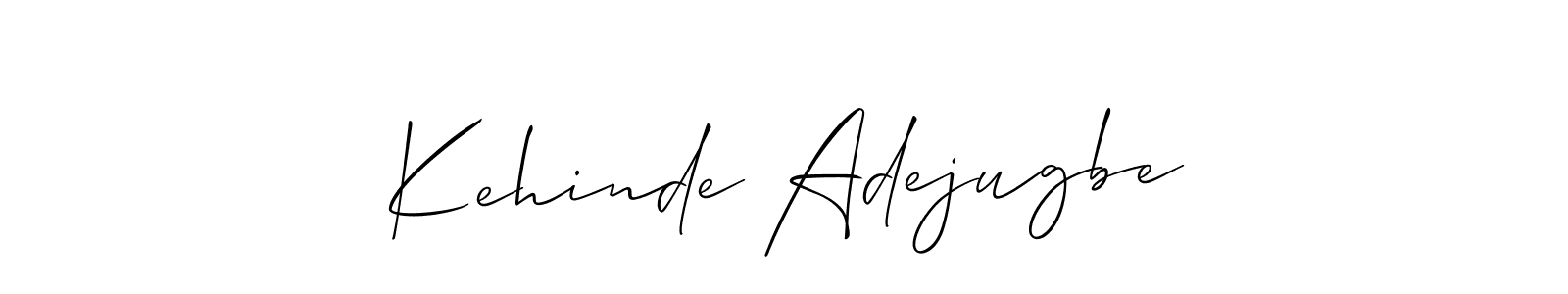 Create a beautiful signature design for name Kehinde Adejugbe. With this signature (Allison_Script) fonts, you can make a handwritten signature for free. Kehinde Adejugbe signature style 2 images and pictures png