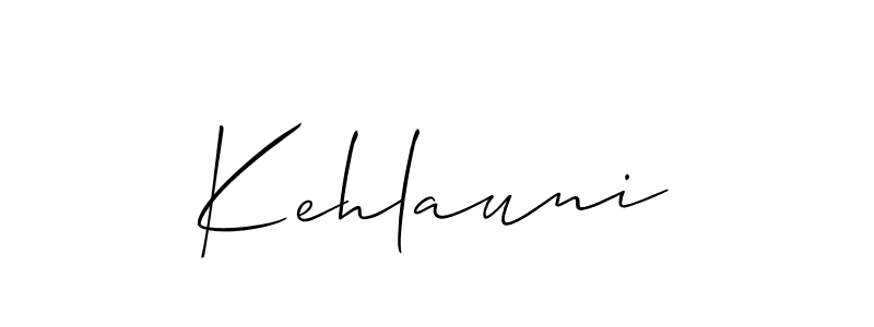 Once you've used our free online signature maker to create your best signature Allison_Script style, it's time to enjoy all of the benefits that Kehlauni name signing documents. Kehlauni signature style 2 images and pictures png